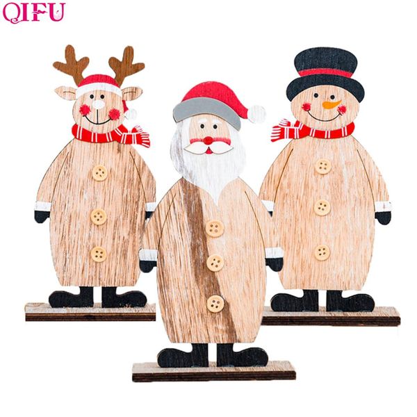 qifu wooden christmas decorations for home 2019 santa claus snowman elk christmas ornaments table decoration xmas noel
qifu wooden christmas decorations for home 2019 santa claus snowman elk christmas ornaments table decoration xmas noel