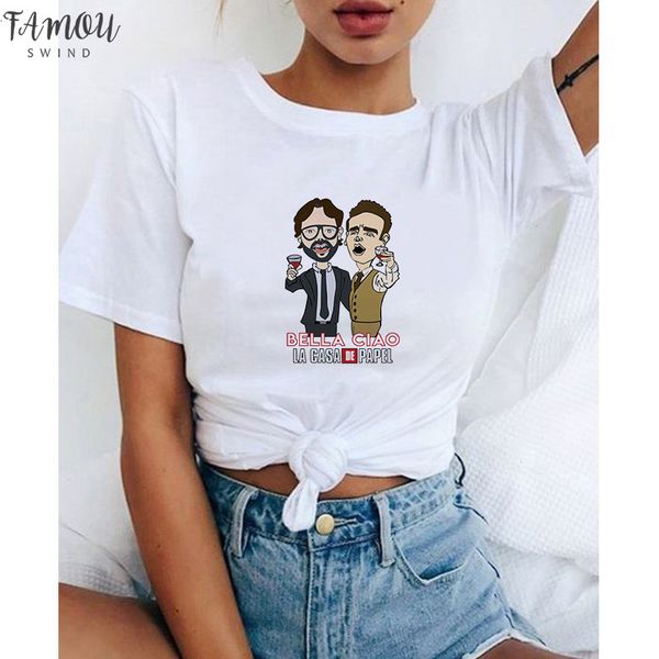 la casa de papel tshirt money heist tees tv streetwear women short sleeve house paper funny harajuku oversized t shirt, White
la casa de papel tshirt money heist tees tv streetwear women short sleeve house paper funny harajuku oversized t shirt, White