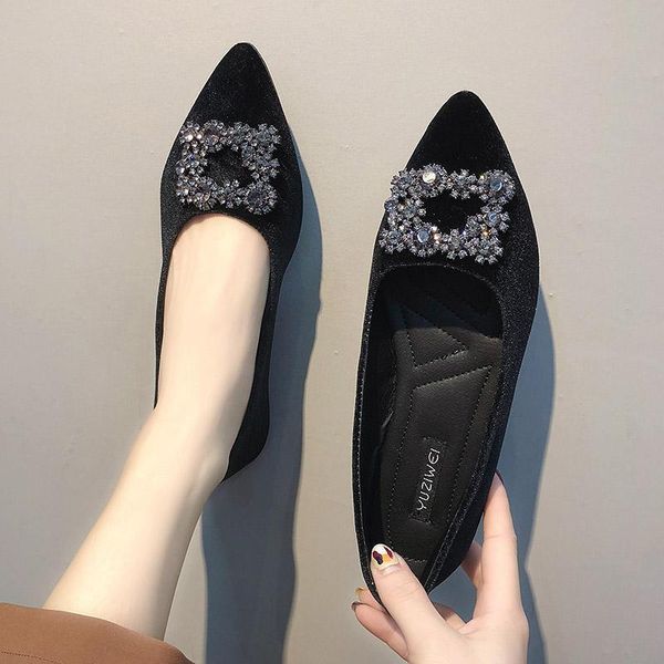 spring women flats rhinestone slip on shoes velvet flat designer shoes ladies dress zapatos mujer single n7132l03, Black
spring women flats rhinestone slip on shoes velvet flat designer shoes ladies dress zapatos mujer single n7132l03, Black