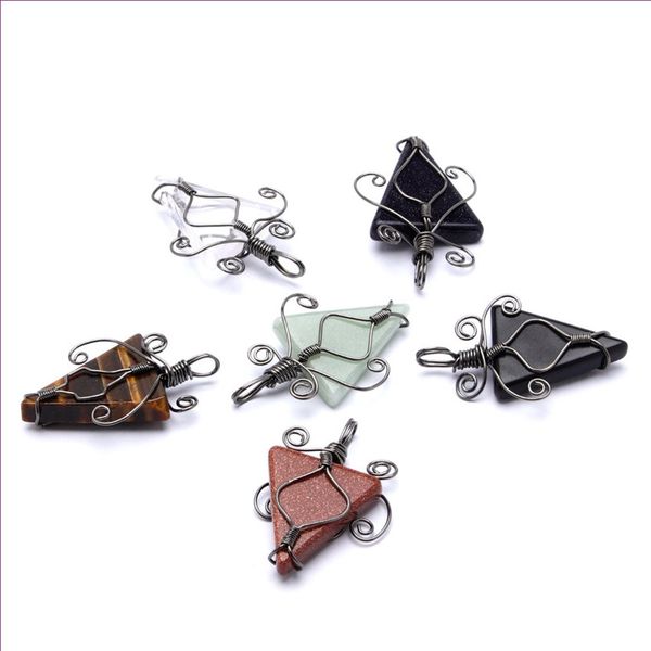 wholesale 10 pcs silver plated wire wrap triangle and square pyramid pendant many colors quartz stone jewelry
wholesale 10 pcs silver plated wire wrap triangle and square pyramid pendant many colors quartz stone jewelry