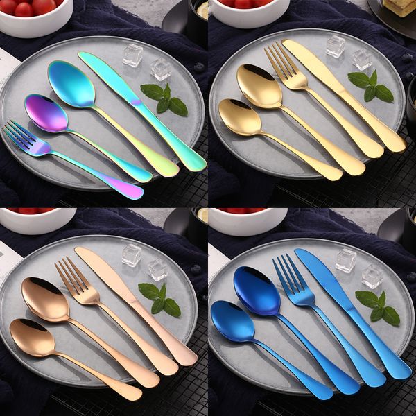 stainless steel flatware sets titanium colorful plated knife fork spoon set dinnerware tableware set coffee spoons stir teaspoon 4pcs set
stainless steel flatware sets titanium colorful plated knife fork spoon set dinnerware tableware set coffee spoons stir teaspoon 4pcs set