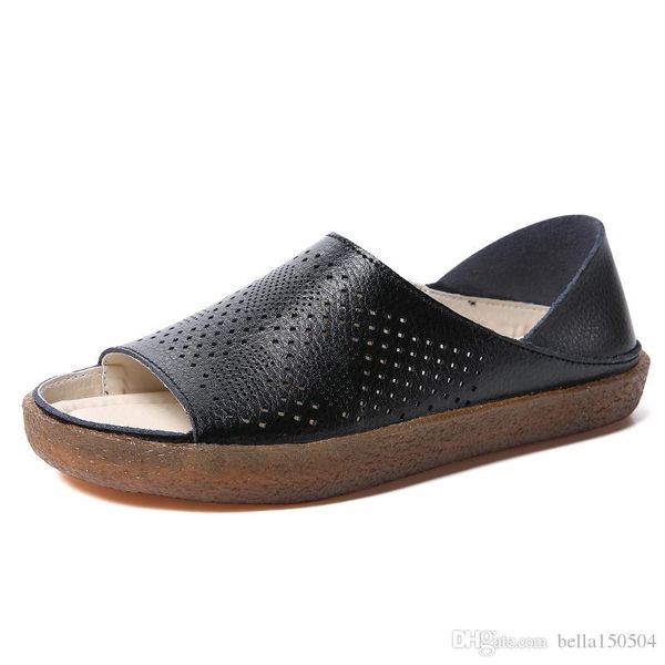 new genuine leather women leisure sandals snake print slide summer wide flat sandals slipper hollow out embroidered breathable sandals, Black
new genuine leather women leisure sandals snake print slide summer wide flat sandals slipper hollow out embroidered breathable sandals, Black