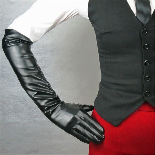 touchscreen pu leather gloves fashion black 2019 new women gloves 50cm 40cm pu unlined cosplay female mittens p05, Blue;gray
touchscreen pu leather gloves fashion black 2019 new women gloves 50cm 40cm pu unlined cosplay female mittens p05, Blue;gray