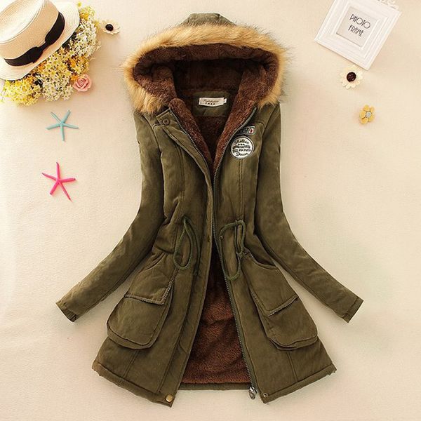 2019 women winter thicken warm coat female autumn hooded cotton fur plus size basic jacket outerwear slim long ladies chaqueta, Black;brown
2019 women winter thicken warm coat female autumn hooded cotton fur plus size basic jacket outerwear slim long ladies chaqueta, Black;brown