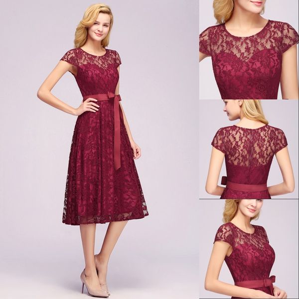 elegant short homecoming dresses in stock short sleeve sheer lace neck tea length party wear cocktail evening casual dresses cps1152, Blue;pink
elegant short homecoming dresses in stock short sleeve sheer lace neck tea length party wear cocktail evening casual dresses cps1152, Blue;pink
