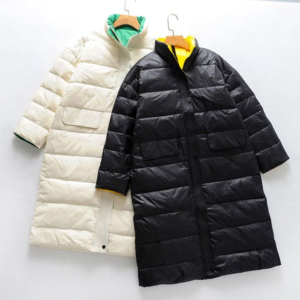 2020 winter plus size women long coat female windproof parka quilted long down jacket winter coats for women, Black
2020 winter plus size women long coat female windproof parka quilted long down jacket winter coats for women, Black
