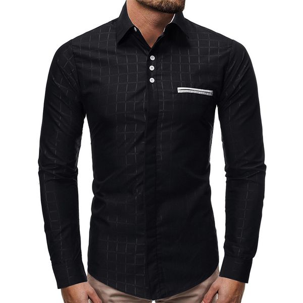 mens dress shirts brief print turn down collar long sleeve shirts designer solid plus size clothing, White;black
mens dress shirts brief print turn down collar long sleeve shirts designer solid plus size clothing, White;black