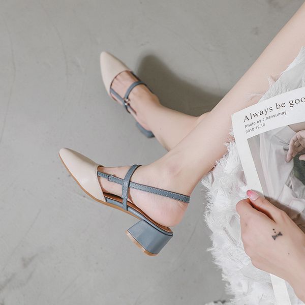 pointed heel sandals large size block heels clear shoes med 2020 women's multicolored summer chunky comfort block open retro, Black
pointed heel sandals large size block heels clear shoes med 2020 women's multicolored summer chunky comfort block open retro, Black