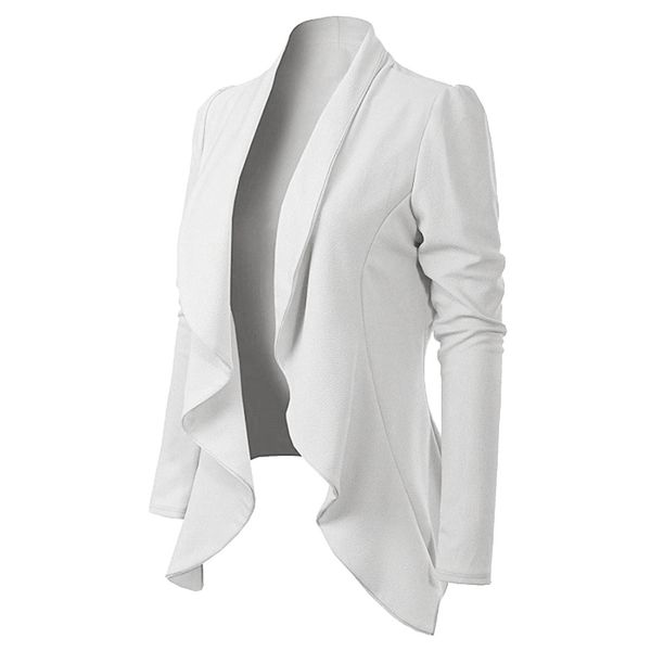 fashion elegant style blazer women long sleeve slim blazer 2019 casual autumn jacket female chaqueta mujer #w, White;black
fashion elegant style blazer women long sleeve slim blazer 2019 casual autumn jacket female chaqueta mujer #w, White;black