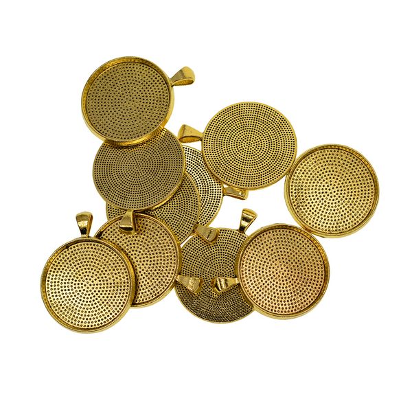 10pieces 30 mm round blank cameo cabochon tray base bezel setting single loops charms pendant bracelet connector findings, Black
10pieces 30 mm round blank cameo cabochon tray base bezel setting single loops charms pendant bracelet connector findings, Black