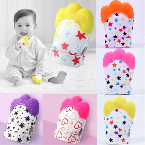 silicone molar gloves care soothing pain relief infantsounding teething gloves teether chew toy mittens, Pink;yellow
silicone molar gloves care soothing pain relief infantsounding teething gloves teether chew toy mittens, Pink;yellow