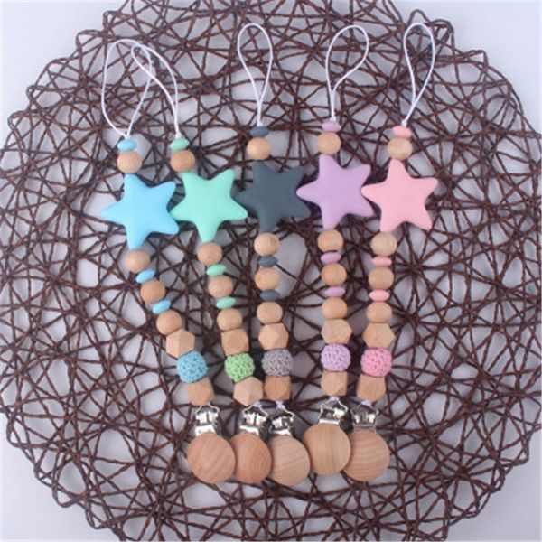 21cm baby silicone starsbracelet grade silicone chews gift toy teething necklace pacifier clip diy baby custom gift
21cm baby silicone starsbracelet grade silicone chews gift toy teething necklace pacifier clip diy baby custom gift