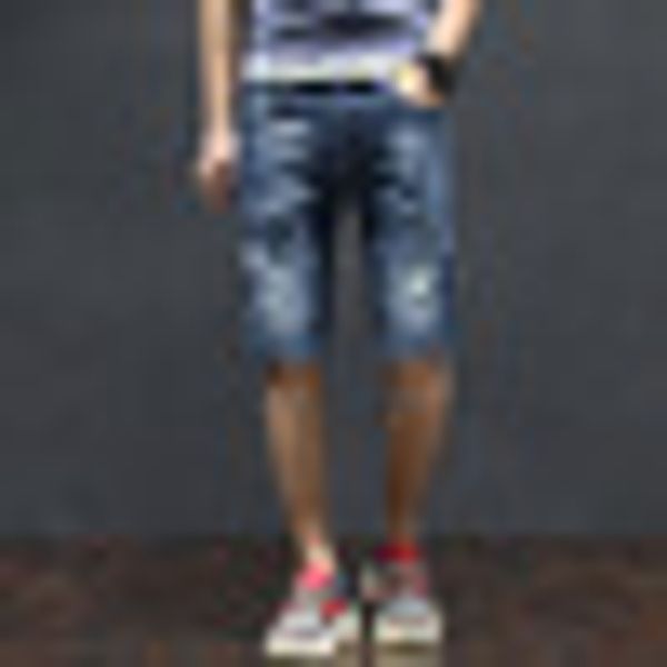 new ripped jeans shorts classic blue straight denim knee length pants thin stretch breathable summer thin quality jeans male
new ripped jeans shorts classic blue straight denim knee length pants thin stretch breathable summer thin quality jeans male