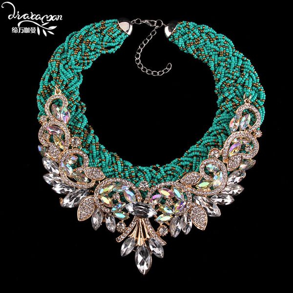 dvacaman handmade bohemian necklace v shaped shine ab crystal choker statement necklace&pendant vintage ethnic femme bijoux c48 j190711, Silver
dvacaman handmade bohemian necklace v shaped shine ab crystal choker statement necklace&pendant vintage ethnic femme bijoux c48 j190711, Silver