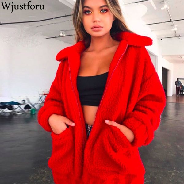 wjustforu 2019 winter cotton fluffy jacket women ladies warm outerwear cardigan coat outerwear camel hairy overcoat vestidos, Black;brown
wjustforu 2019 winter cotton fluffy jacket women ladies warm outerwear cardigan coat outerwear camel hairy overcoat vestidos, Black;brown