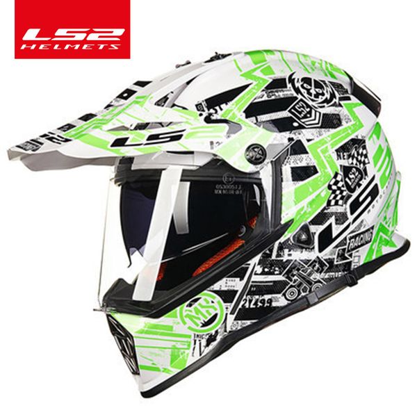 100% original ls2 mx436 off road motorcycle helmet all seasons with sunshield motocross helmet double lens racing moto
100% original ls2 mx436 off road motorcycle helmet all seasons with sunshield motocross helmet double lens racing moto