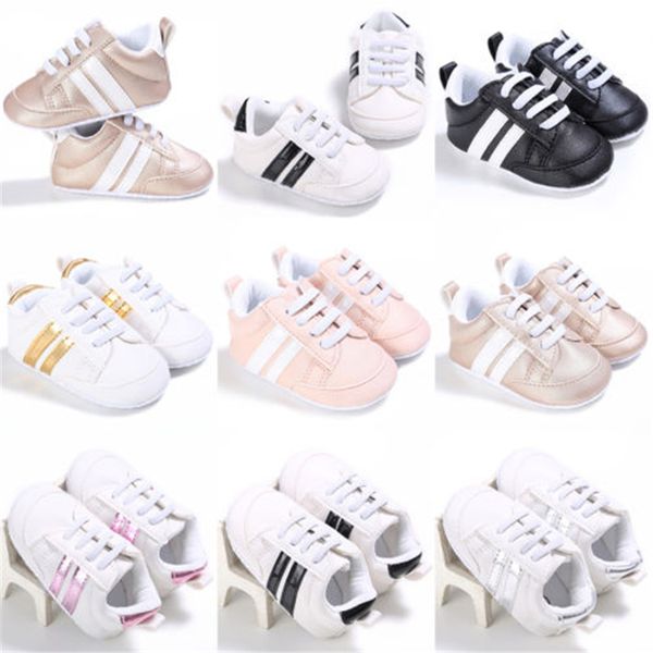 2020 new sneakers newborn baby crib sport shoes boys girls infant fashion stripe lace up soft sole shoes 0-18m, Black
2020 new sneakers newborn baby crib sport shoes boys girls infant fashion stripe lace up soft sole shoes 0-18m, Black