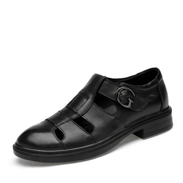 fashion summer dress men sandals 100% genuine leathe flats casual shoes beach outdoor men shoes big size 38-48, Black
fashion summer dress men sandals 100% genuine leathe flats casual shoes beach outdoor men shoes big size 38-48, Black