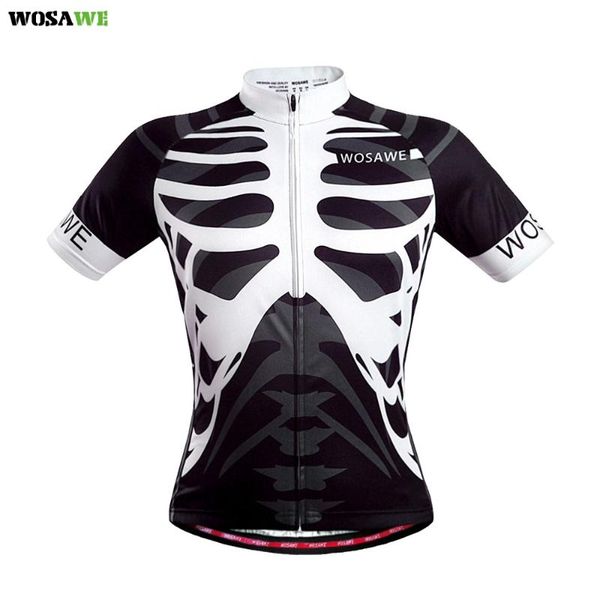 wosawe skeleton cycling jersey polyester quick dry short sleeve bike jersey mallot ciclismo hombre verano, Black;red
wosawe skeleton cycling jersey polyester quick dry short sleeve bike jersey mallot ciclismo hombre verano, Black;red