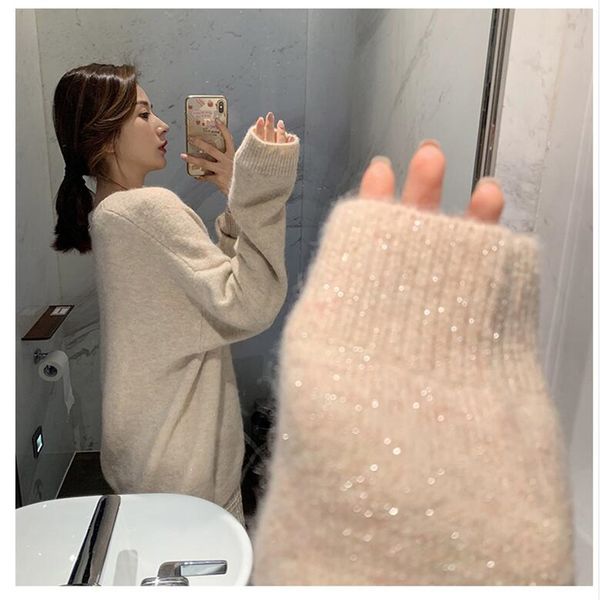 cashmere sweater women knitted coat female spring and autumn single breasted casual cardigan outwear winter jacket coat, White
cashmere sweater women knitted coat female spring and autumn single breasted casual cardigan outwear winter jacket coat, White