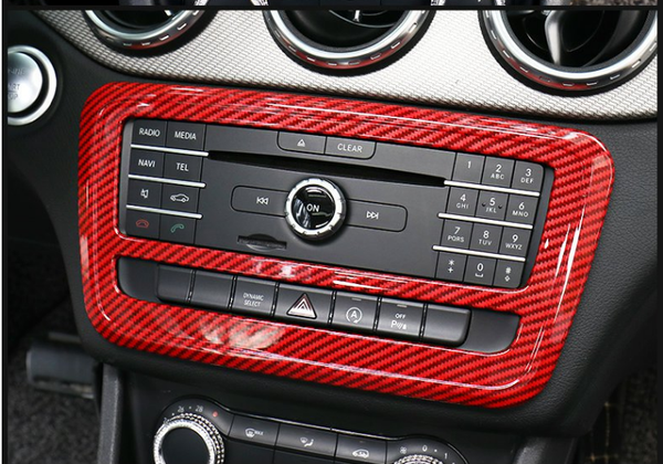 abs carbon fiber style center console cd frame trim for a w176 2013-18 gla x156 2013-15 cla c117 2013-18 class
abs carbon fiber style center console cd frame trim for a w176 2013-18 gla x156 2013-15 cla c117 2013-18 class