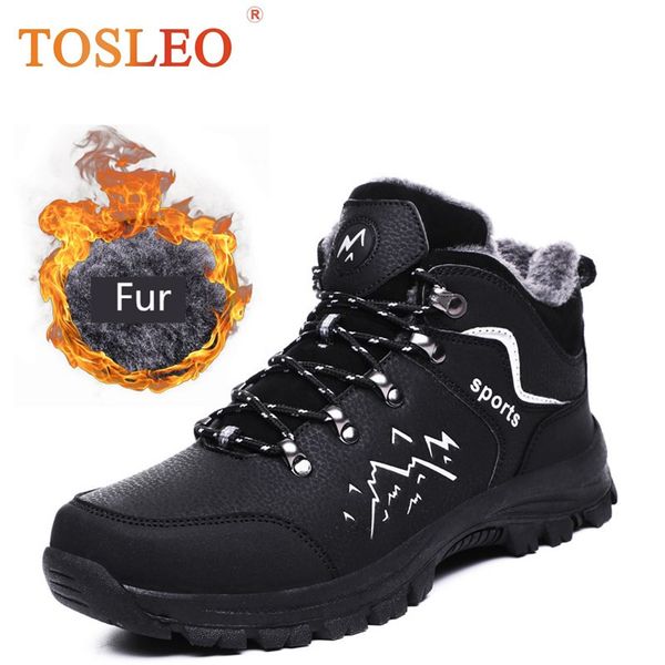 39-46 winter boots men plush warm men boots big size anti skidding winter shoes, Black
39-46 winter boots men plush warm men boots big size anti skidding winter shoes, Black