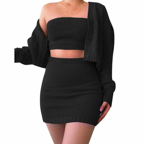 winter womens clubwear 3 piece sets knitted tube cardigan coat skirt set outfits vintage bodycon party mini dress set, White
winter womens clubwear 3 piece sets knitted tube cardigan coat skirt set outfits vintage bodycon party mini dress set, White