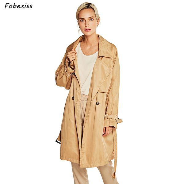 khaki trench coat autumn belted oversized vintage long coats loose double breasted sashes casual trench women business outerwear, Tan;black
khaki trench coat autumn belted oversized vintage long coats loose double breasted sashes casual trench women business outerwear, Tan;black