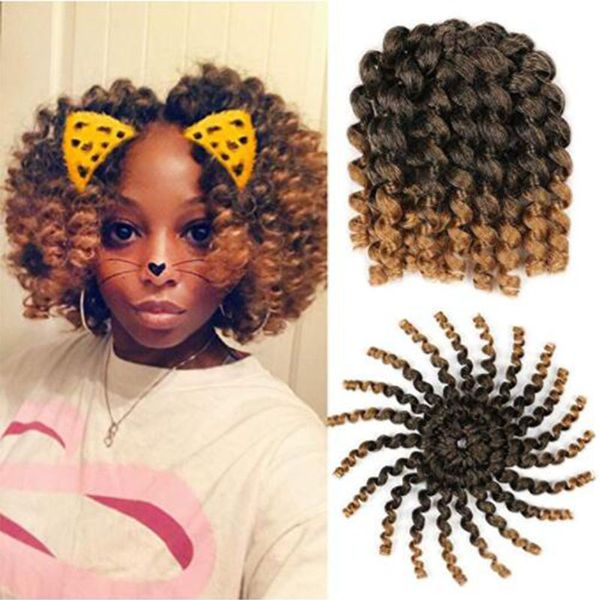 1 packs short wand curl spiral bouncy jumpy crochet hair afro small curls african hair extensions for black women (1b/27#, 1packs/lot
1 packs short wand curl spiral bouncy jumpy crochet hair afro small curls african hair extensions for black women (1b/27#, 1packs/lot