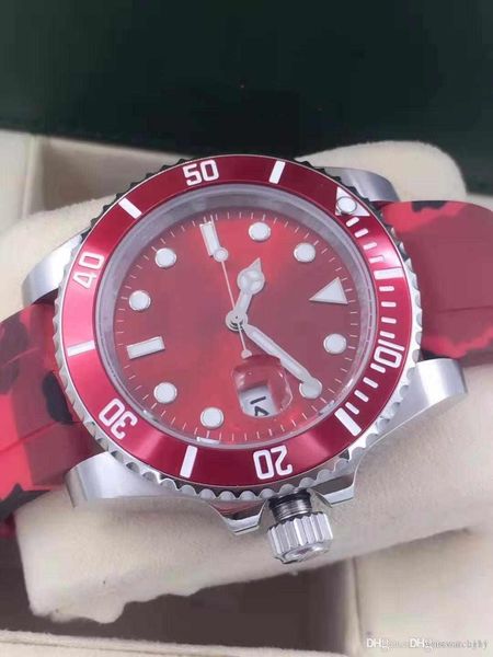 2018the super waterproof red 40mm men's rubber and stainless steel belt automatic mechanical sports watch, Slivery;brown
2018the super waterproof red 40mm men's rubber and stainless steel belt automatic mechanical sports watch, Slivery;brown
