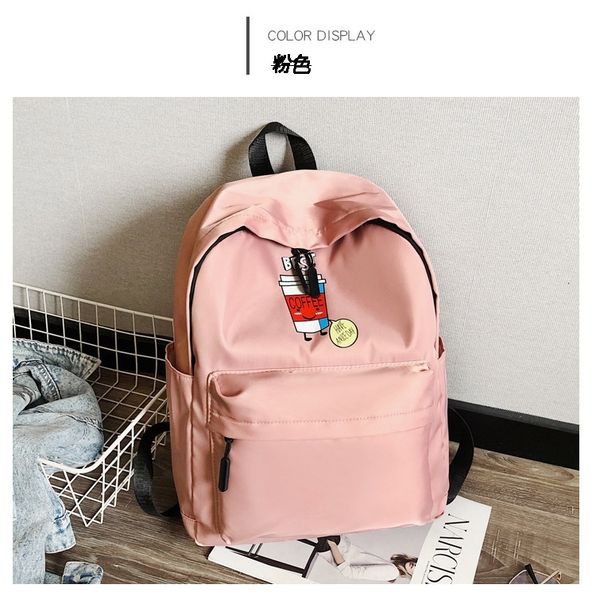 2020 новый нейлон сплошной цвет студенческая сумка досуг рюкзак колледж стиль школьный мультфильм письмо женщины сумка компьютер сумка тренд 
2020 новый нейлон сплошной цвет студенческая сумка досуг рюкзак колледж стиль школьный мультфильм письмо женщины сумка компьютер сумка тренд