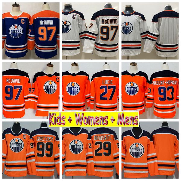 2019 youth edmonton oilers hockey jerseys 99 wayne gretzky 97 connor mcdavid milan lucic draisaitl nugent-hopkins kids womens mens shirts, Black;red
2019 youth edmonton oilers hockey jerseys 99 wayne gretzky 97 connor mcdavid milan lucic draisaitl nugent-hopkins kids womens mens shirts, Black;red