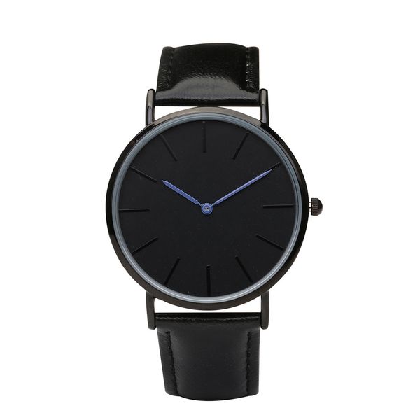 classic watches black straps genuine leather quartz movement stainless steel case, Slivery;brown
classic watches black straps genuine leather quartz movement stainless steel case, Slivery;brown