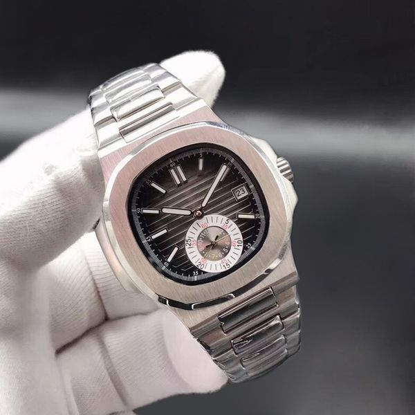 13 colors watches mechanical automatic men watch stainless steel silver black bracelet and case 40mm, Slivery;brown
13 colors watches mechanical automatic men watch stainless steel silver black bracelet and case 40mm, Slivery;brown