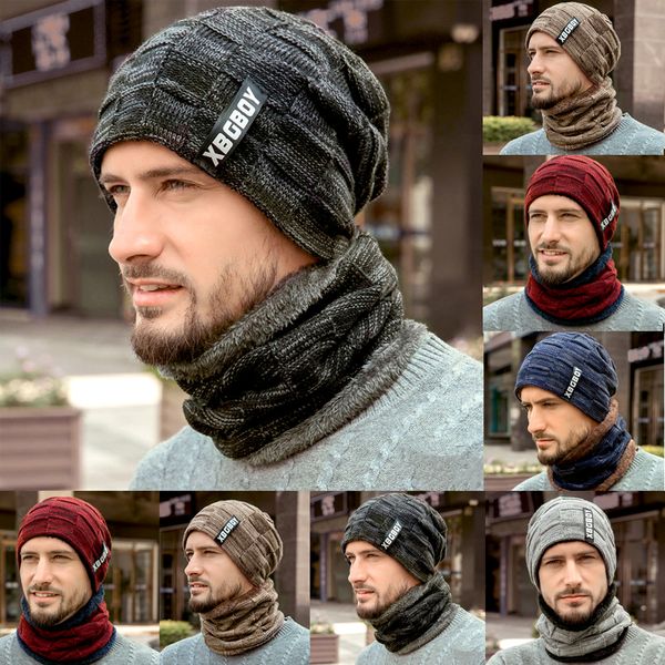 hirigin men winter warm knitting beanie hat scarf set thicken neck warmer ski cap, Blue;gray
hirigin men winter warm knitting beanie hat scarf set thicken neck warmer ski cap, Blue;gray