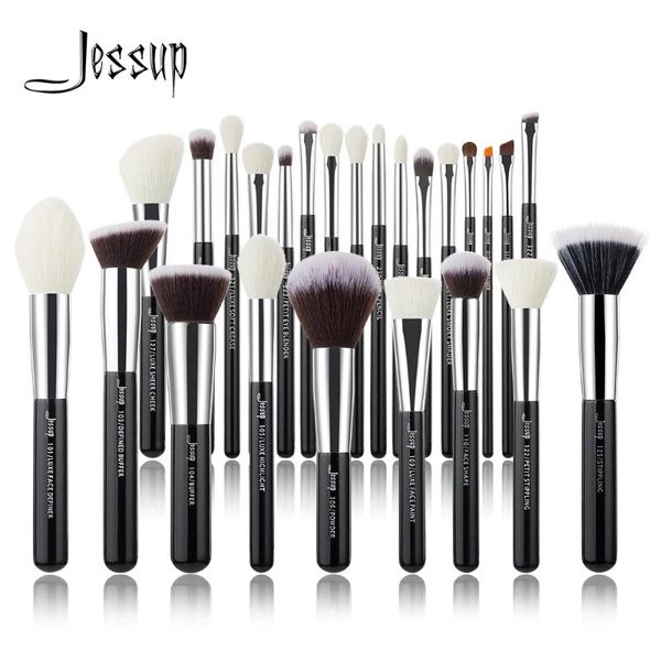 black silver makeup brushes set professional with natural hair foundation powder eyeshadow makeup brush blush 6pcs-25pcs
black silver makeup brushes set professional with natural hair foundation powder eyeshadow makeup brush blush 6pcs-25pcs