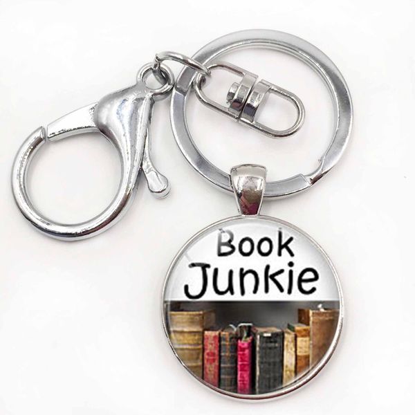 fashion personality i like reading p glass round ring keychain car bag pendant club event gifts, Silver
fashion personality i like reading p glass round ring keychain car bag pendant club event gifts, Silver