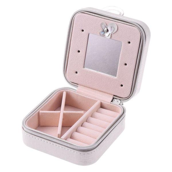 1pc jewelry box zipper portable pu leather ring case earring holder jewelry case necklace organizer for travel, Black
1pc jewelry box zipper portable pu leather ring case earring holder jewelry case necklace organizer for travel, Black