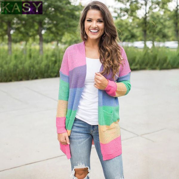 winter knitted sweater cardigan female patchwork long cardigan autumn casual sweater women jumper rainbow stripe coat, White;black
winter knitted sweater cardigan female patchwork long cardigan autumn casual sweater women jumper rainbow stripe coat, White;black