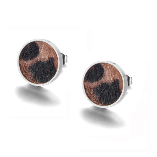 leopard print horse hair pasted round stud earrings rose gold stainless steel earrings jewelry for women girls je19022, Golden;silver
leopard print horse hair pasted round stud earrings rose gold stainless steel earrings jewelry for women girls je19022, Golden;silver