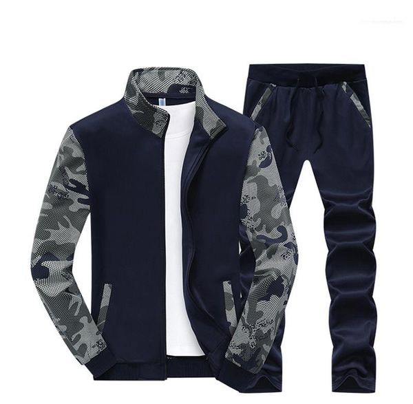 suits elastic waist casual active homme clothing with pockets spring mens camouflage tracksuits stand collar panelled male sports, Gray
suits elastic waist casual active homme clothing with pockets spring mens camouflage tracksuits stand collar panelled male sports, Gray