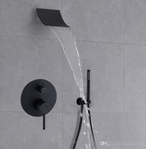 brass black shower set bathroom faucet wall mounted rainfall shower head diverter mixer handheld spray set
brass black shower set bathroom faucet wall mounted rainfall shower head diverter mixer handheld spray set