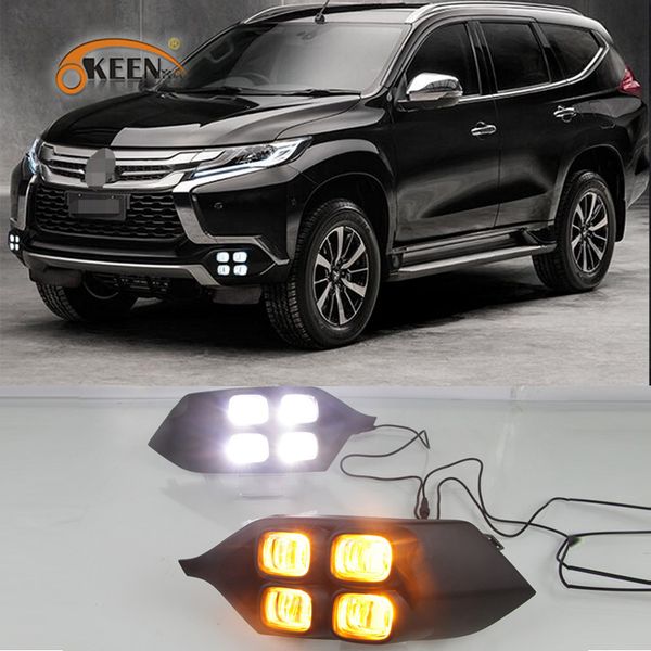 2pcs led daytime running light for mitsubishi pajero sport 2016 2017 2018 waterproof abs 12v car drl with yellow signal lamp 
2pcs led daytime running light for mitsubishi pajero sport 2016 2017 2018 waterproof abs 12v car drl with yellow signal lamp