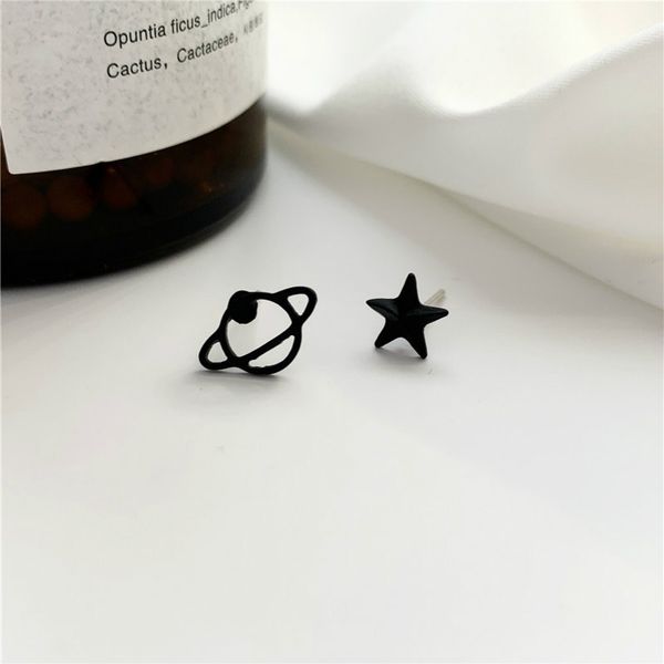simple girl earrings silver post black stars cold style small asymmetry stud earrings for women fashion jewelry accessories, Golden;silver
simple girl earrings silver post black stars cold style small asymmetry stud earrings for women fashion jewelry accessories, Golden;silver