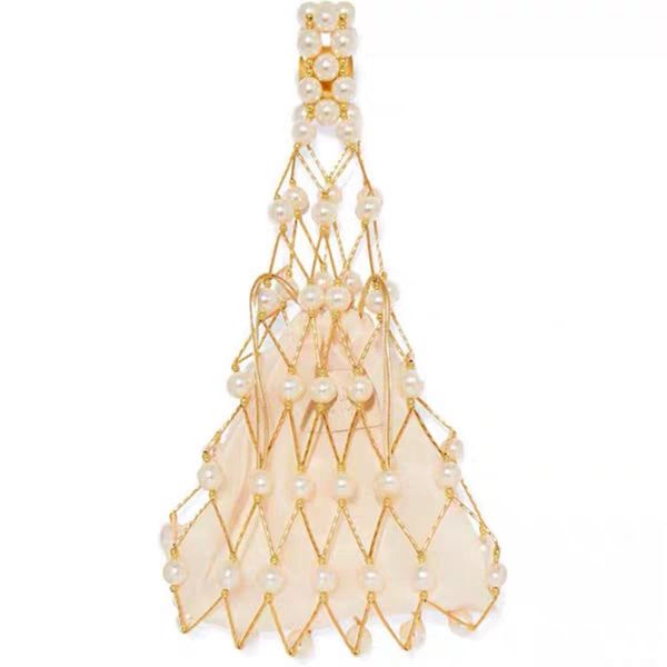 spring and summer new handmade hollow beaded woven bag pearl fishnet bag vegetable basket handbag
spring and summer new handmade hollow beaded woven bag pearl fishnet bag vegetable basket handbag