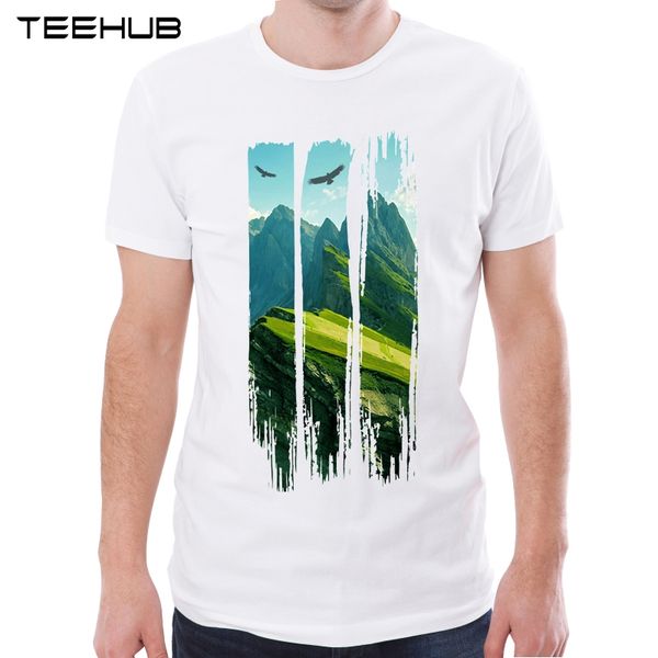 teehub new arrival 2019 men fashion mountain printed t-shirt short sleeve casual o-neck tee hipster cool, White;black
teehub new arrival 2019 men fashion mountain printed t-shirt short sleeve casual o-neck tee hipster cool, White;black