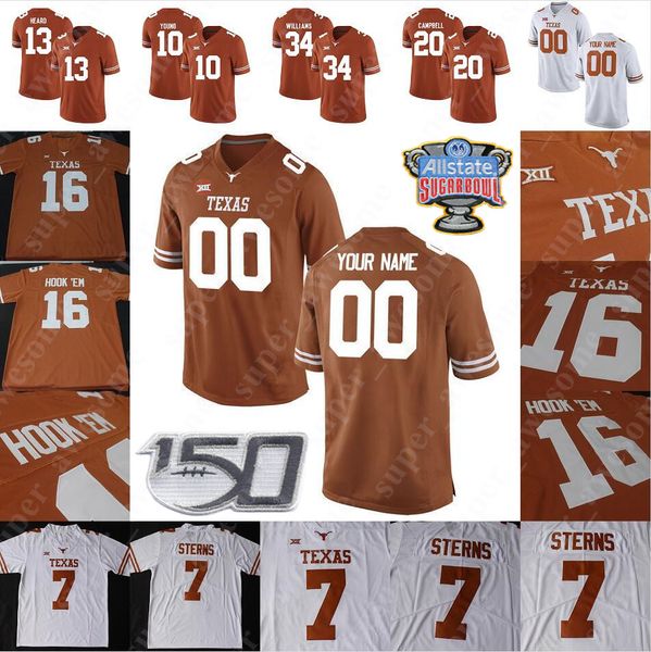 Texas Longhorns Football Jersey Joseph Ossai Collin Johnson Ta'Quon Graham Malcolm Epps JP Urquidez Montrell Estell Cameron Townsend
Texas Longhorns Football Jersey Joseph Ossai Collin Johnson Ta'Quon Graham Malcolm Epps JP Urquidez Montrell Estell Cameron Townsend