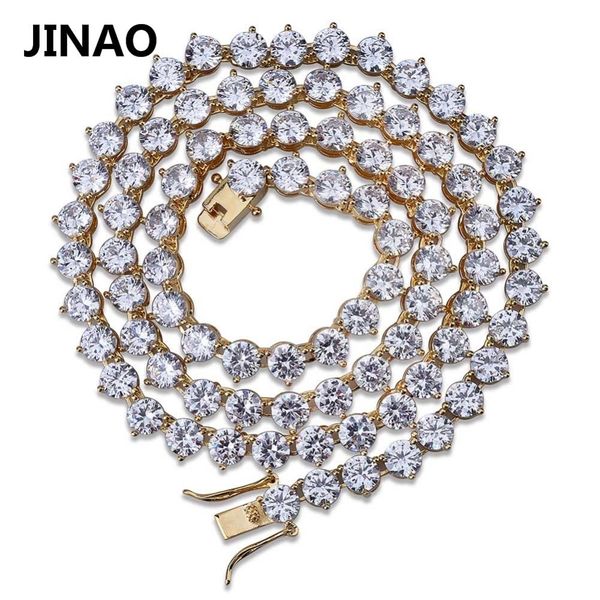 jinao men's hip hop bling iced out chain 3 prong tennis chain 1 row necklaces 4mm6mm silver/gold color men chain fashion jewelry
jinao men's hip hop bling iced out chain 3 prong tennis chain 1 row necklaces 4mm6mm silver/gold color men chain fashion jewelry