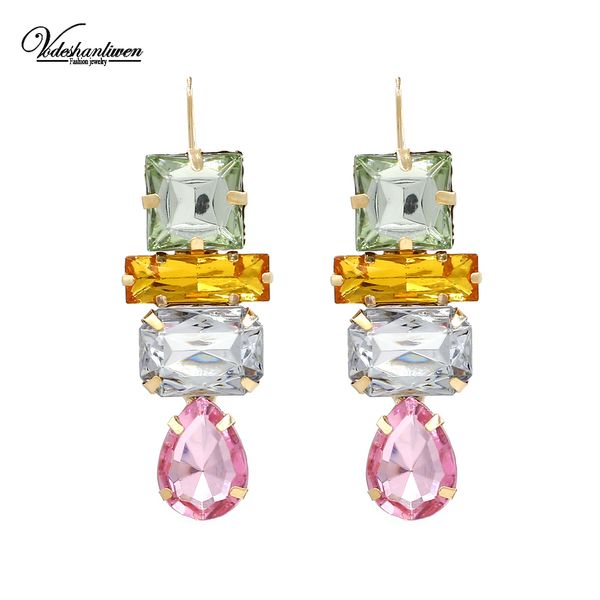 vodeshanliwen za new geometric crystal earrings for women fashion bohemia statement long earrings 2019 new accessories, Silver
vodeshanliwen za new geometric crystal earrings for women fashion bohemia statement long earrings 2019 new accessories, Silver
