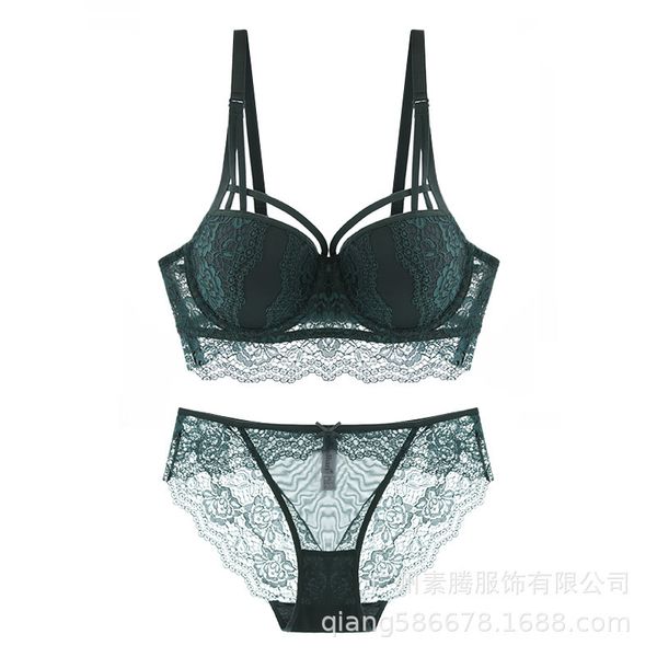 new style women's underwear green color push-up temptation bra set lace adjustable lingerie set ing, Red;black 
new style women's underwear green color push-up temptation bra set lace adjustable lingerie set ing, Red;black